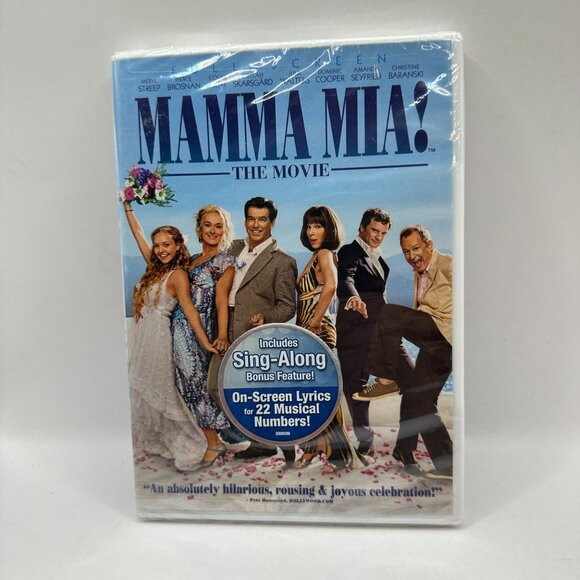 Mamma Mia! the Movie DVD Movie NEW Rated PG-13 Universal NTSC - Picture 1 of 3